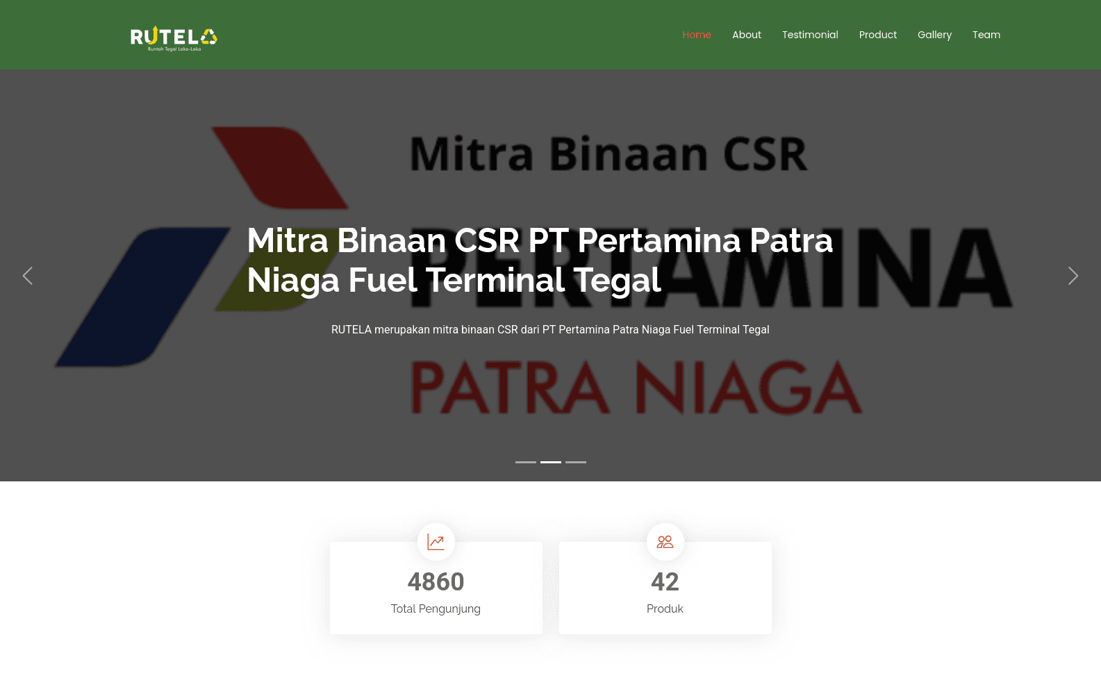 Website Profil RUTELA